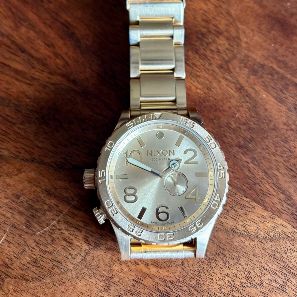 Nixon 51-30 Chrono Gold tone Men's Watch